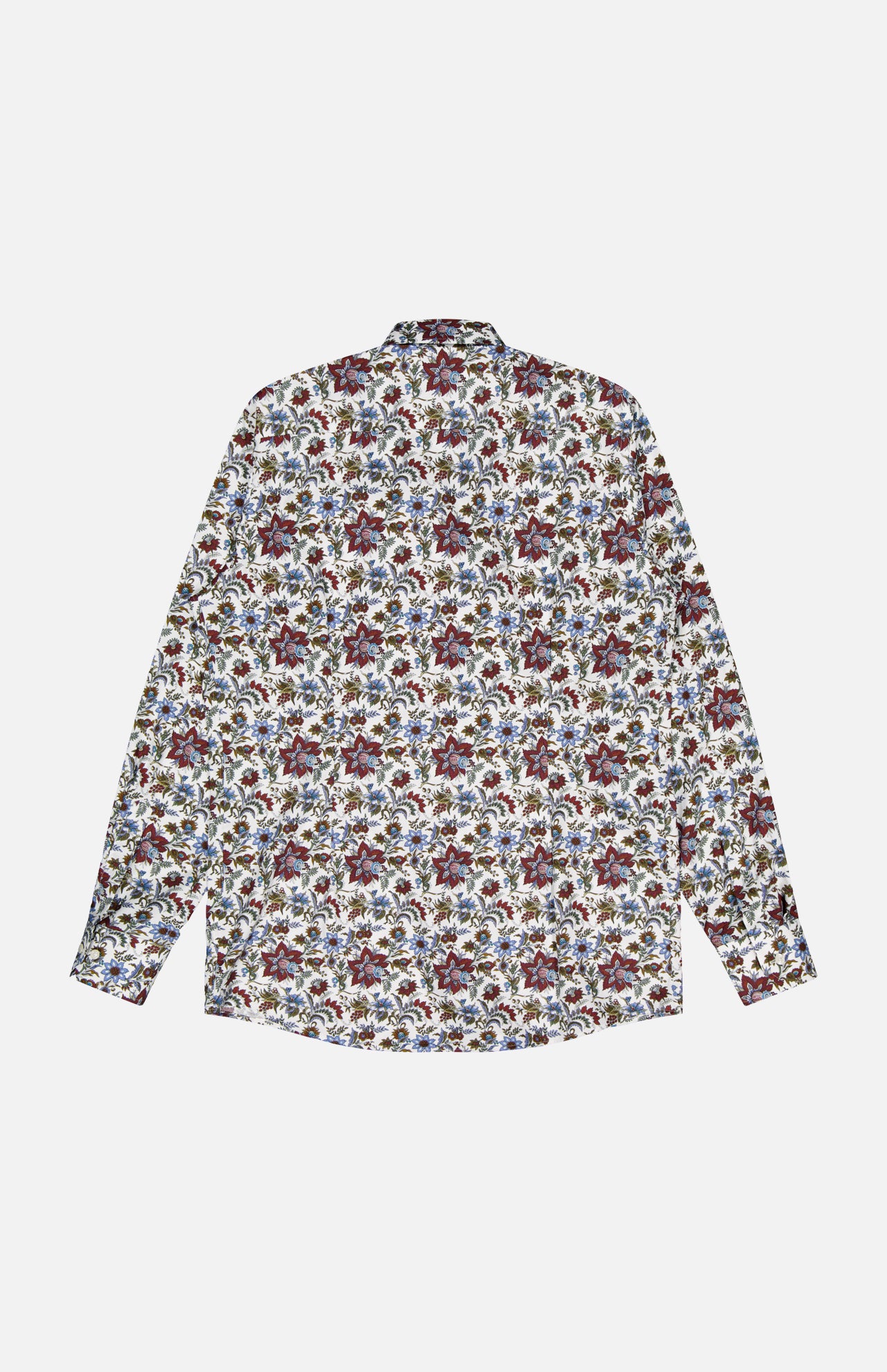 Contemporary Fit Floral Print Signature Twill Shirt (14716394144107)