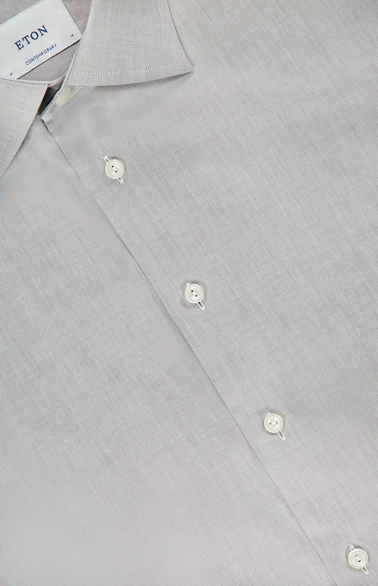 Contemporary Fit Solid Signature Twill Shirt (14716394275179)