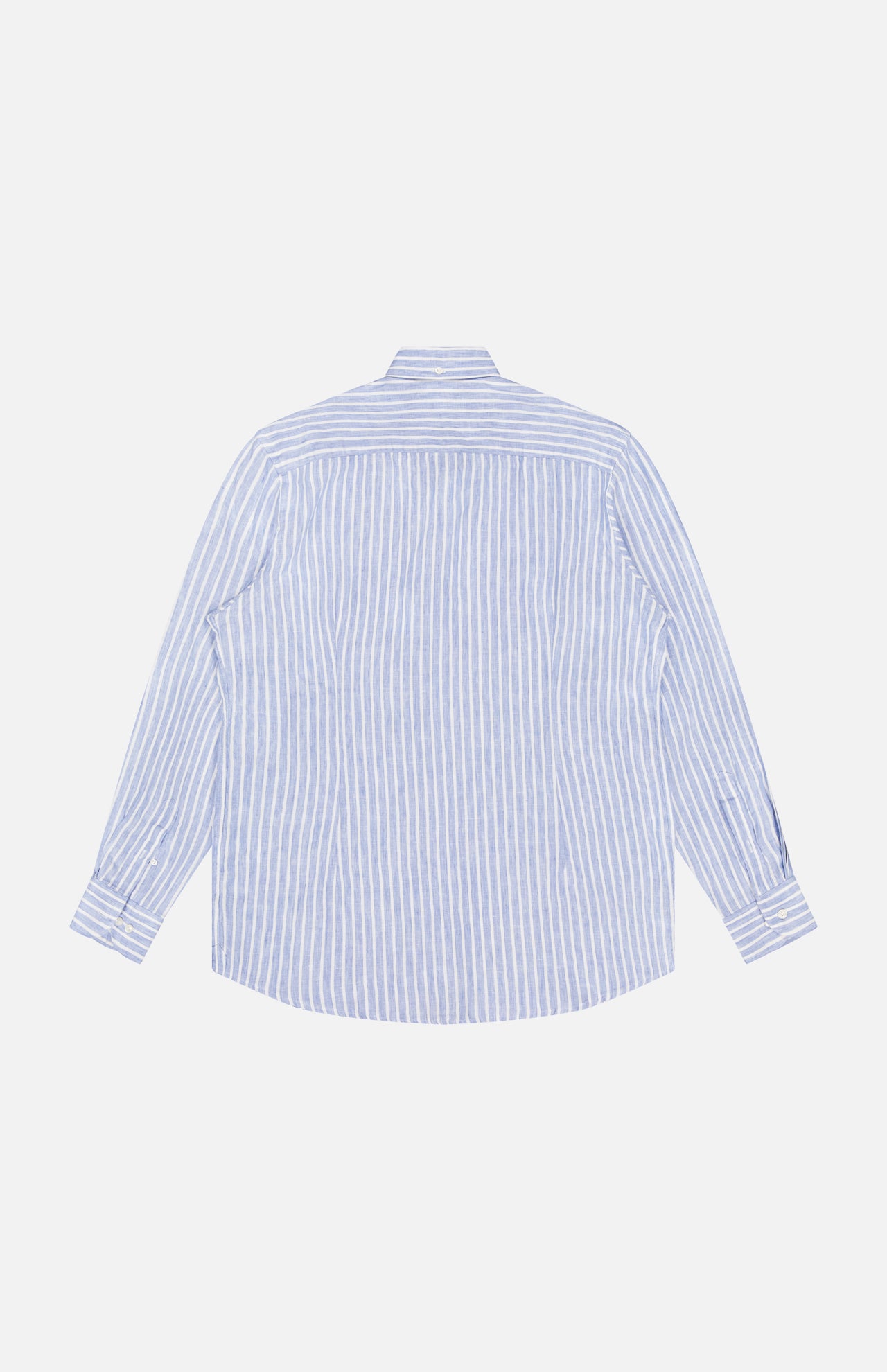 Contemporary Fit Striped Linen Shirt (14628572004715)