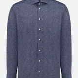 Contemporary Fit Tonal Ornamental Print Shirt (14716394078571)