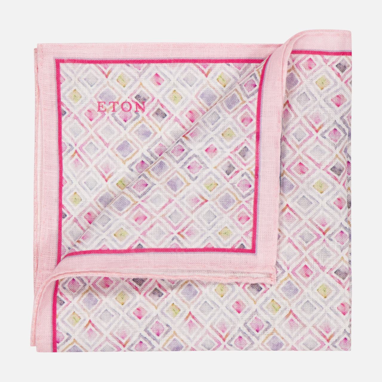 Geometric Linen Pocket Square (14628569416043)