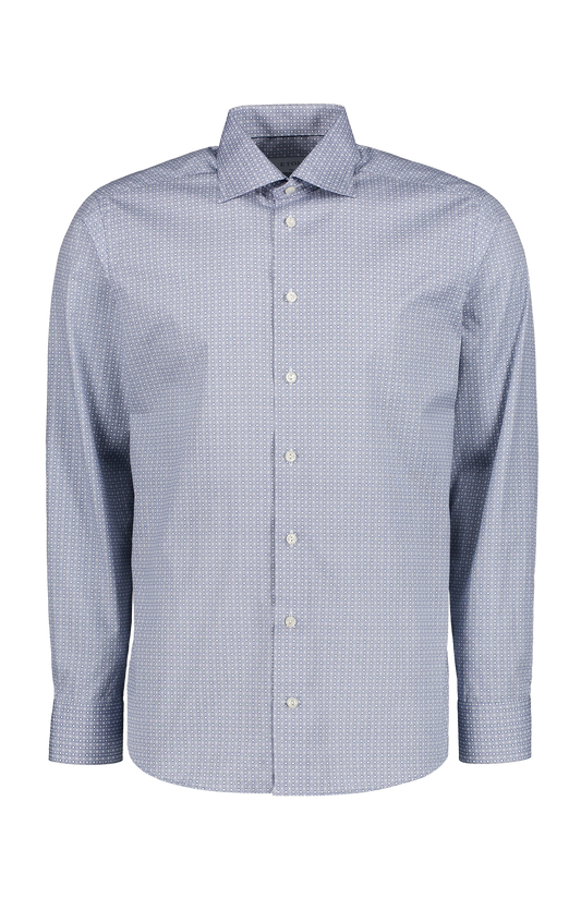Geometric Print Signature Poplin Shirt (7166415274099)