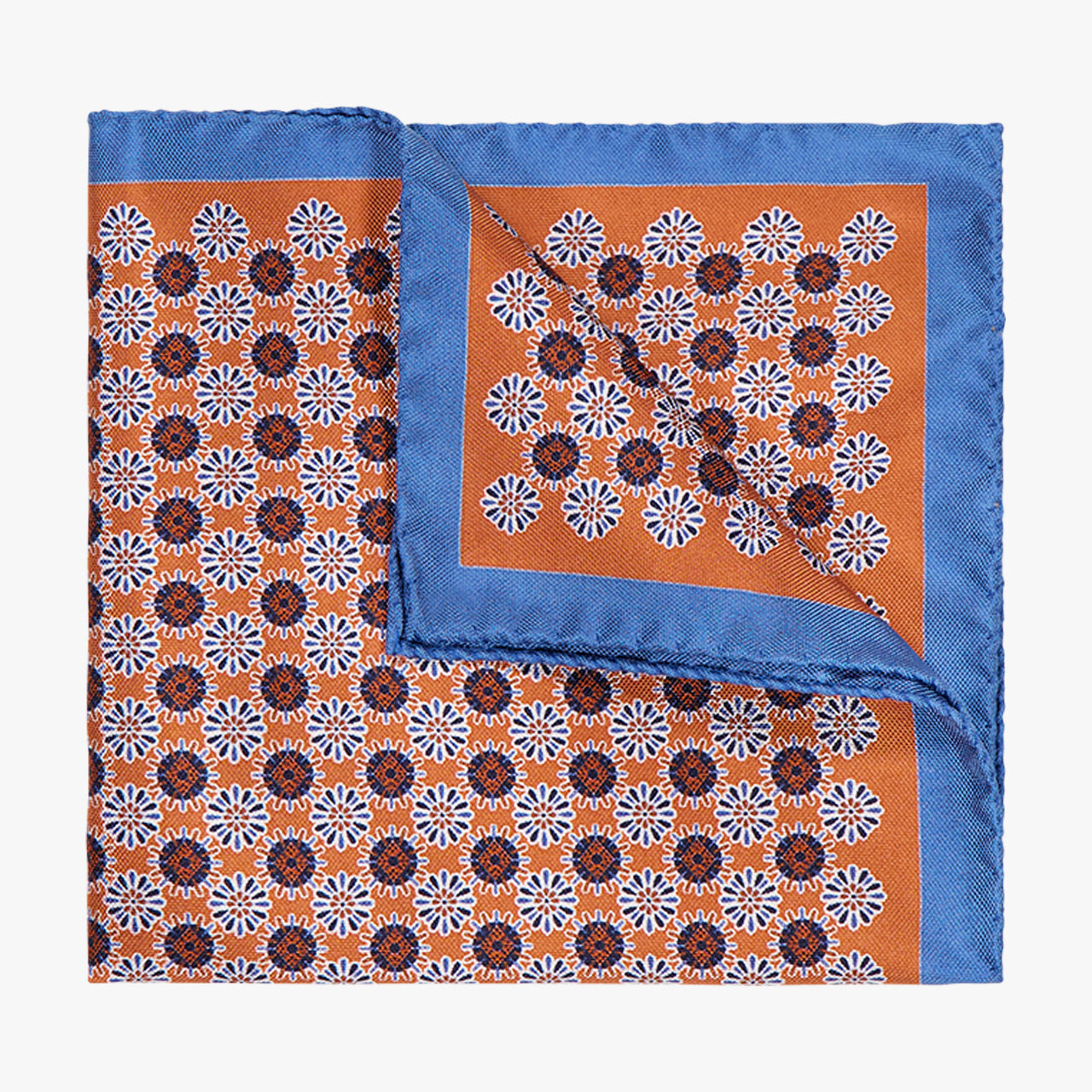 Geometric Silk Pocket Square (7755040915571)