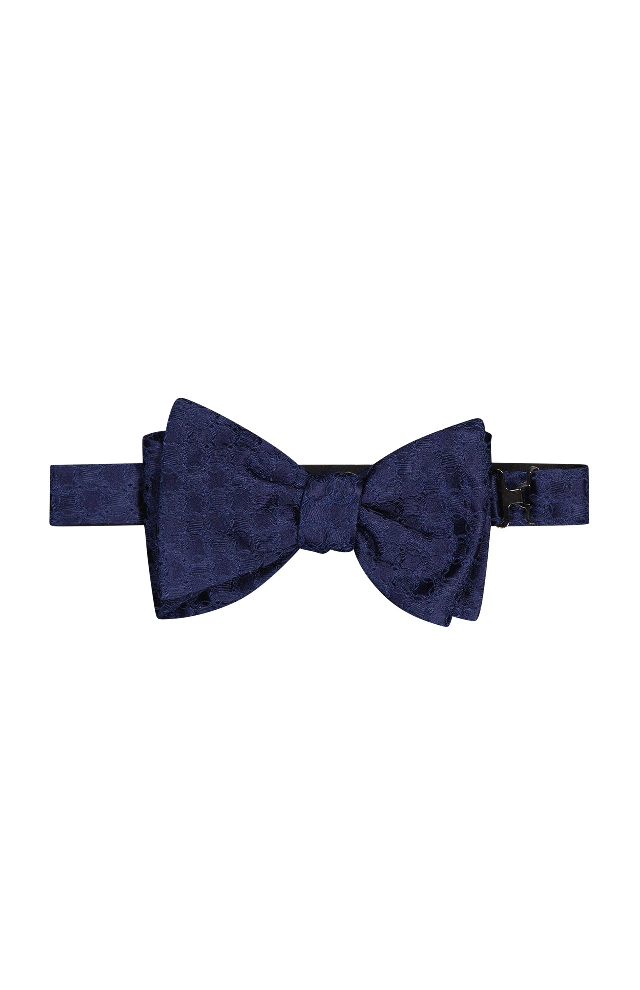 Geometric Woven Silk Bow Tie (7254345777267)