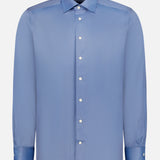 Melange Solid Cotton Tencel Lyocell Shirt (7755040784499)