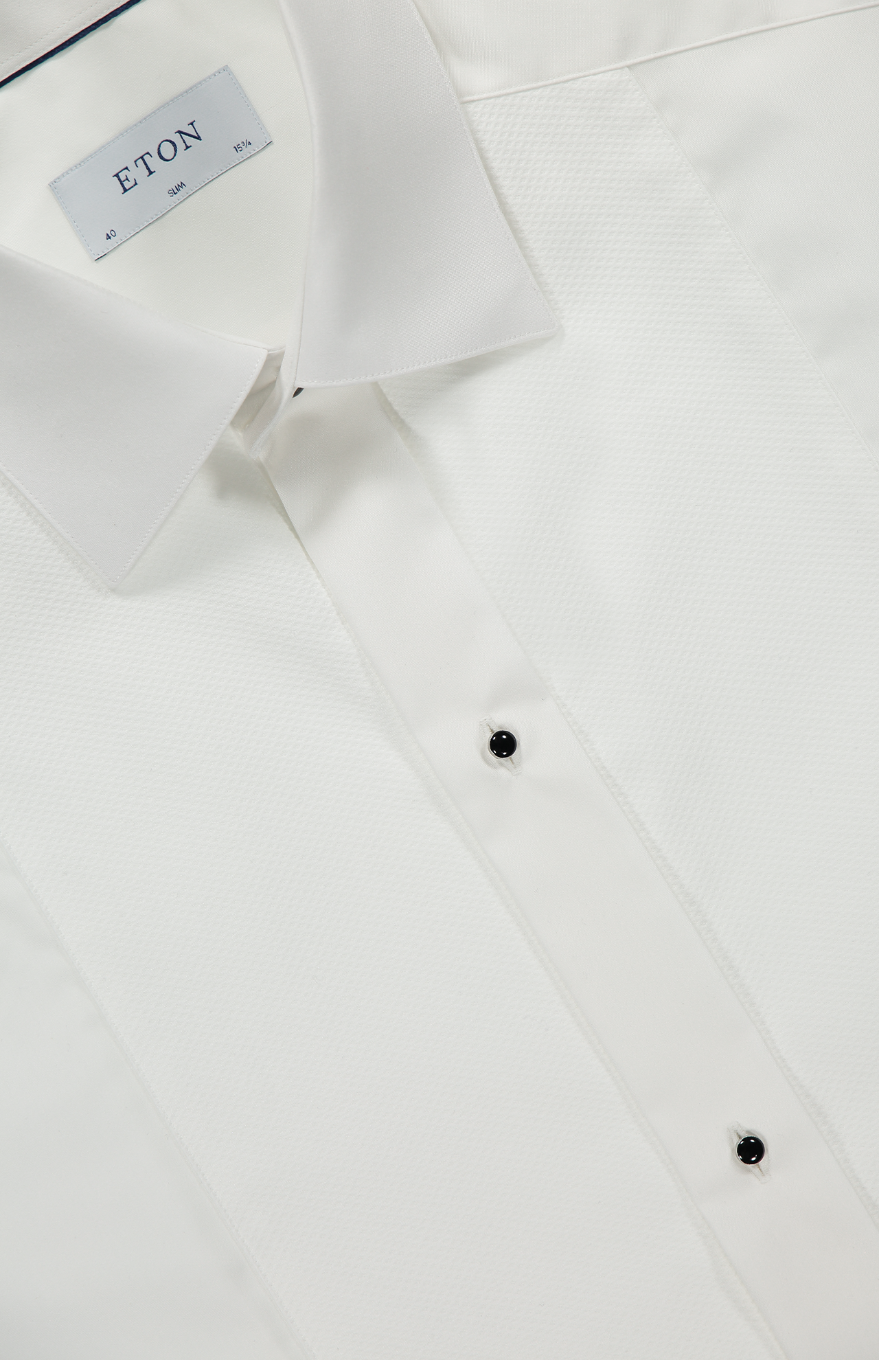 Piqué Black Tie Shirt (7114447814771)