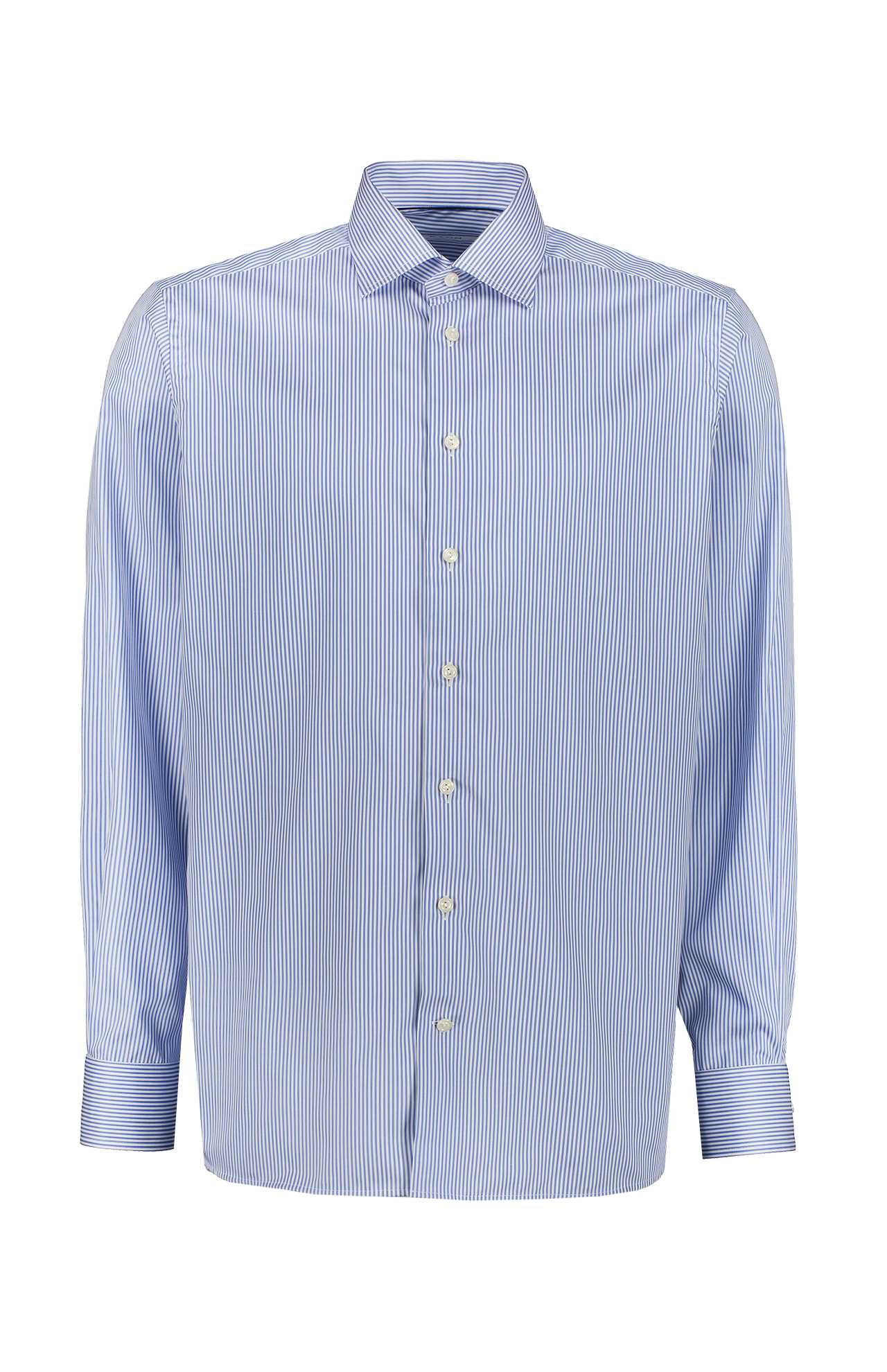 Royal Blue Bengal Stripe Shirt (7114447782003)