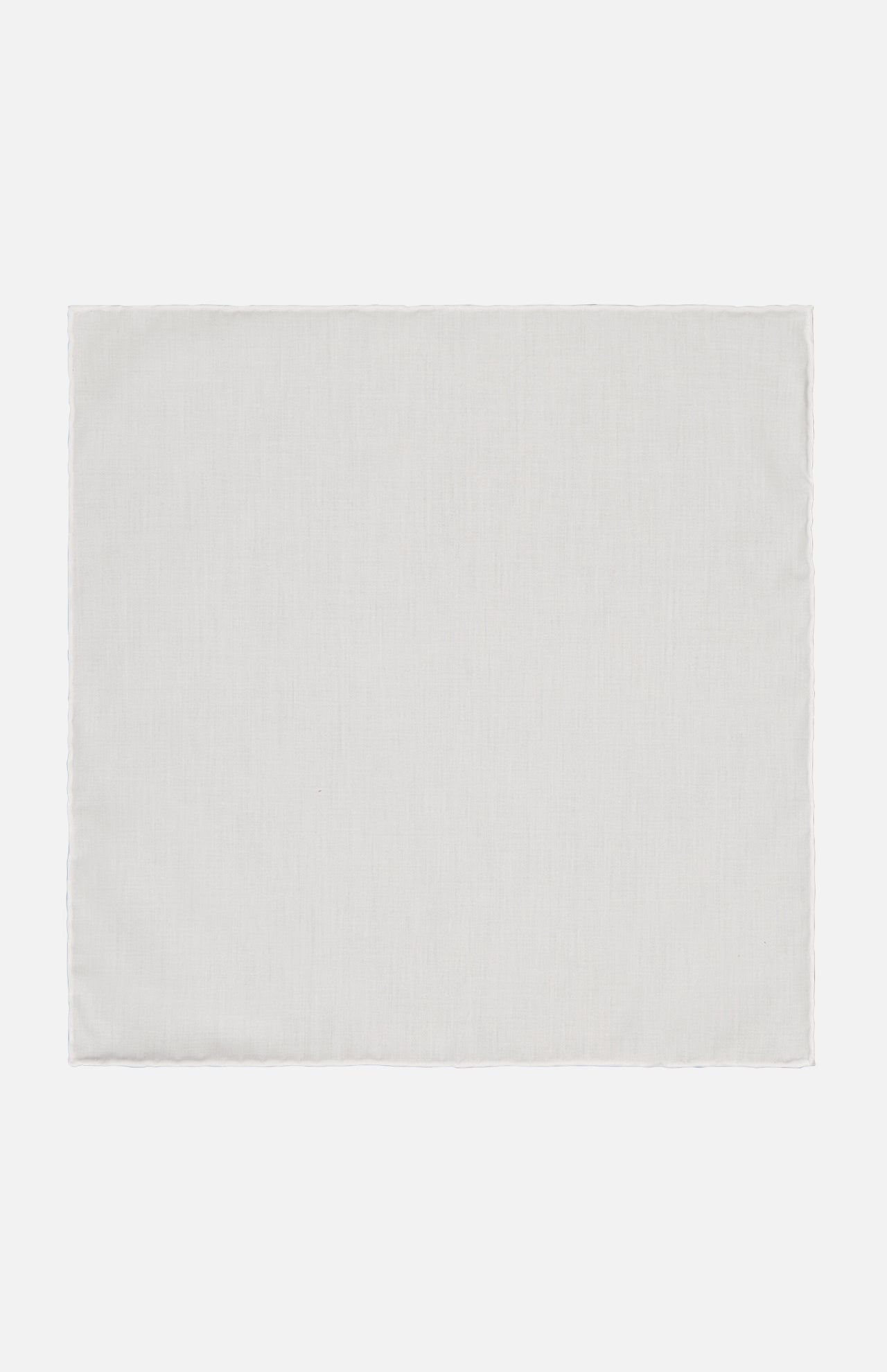 Signature Twill Pocket Square White (4584359526515)