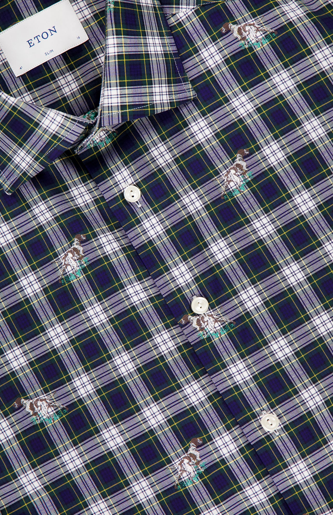 Slim Fit Bird Dog Fil Coupe Dress Shirt (14716394635627)