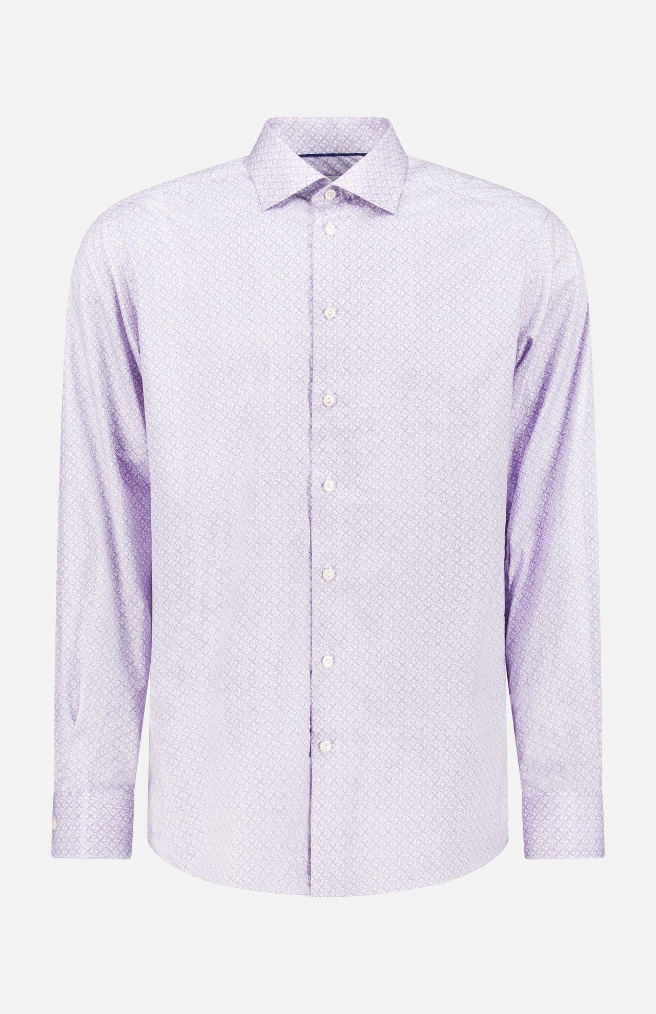 Slim Fit Geometric Signature Twill Shirt (14628571775339)