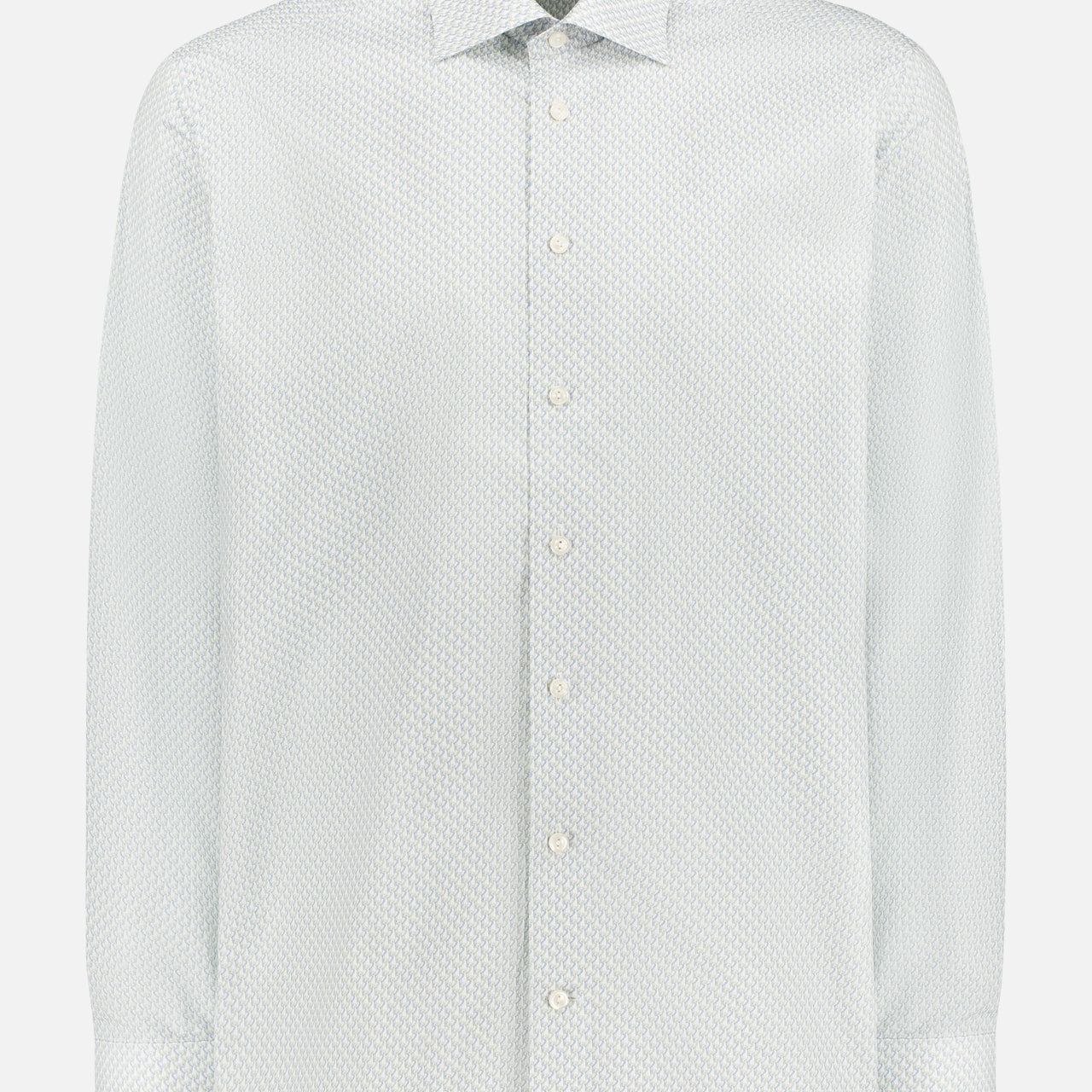 Slim Fit Parrot Print Signature Twill Shirt (14628571447659)