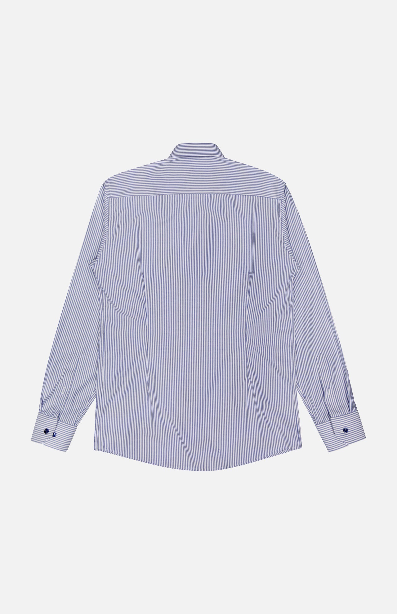 Slim Fit Striped Cotton TENCEL Lyocell Shirt (14716394570091)