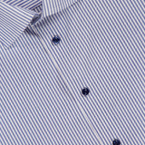 Slim Fit Striped Cotton TENCEL Lyocell Shirt (14716394570091)