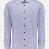 Slim Fit Striped Cotton TENCEL Lyocell Shirt (14716394570091)