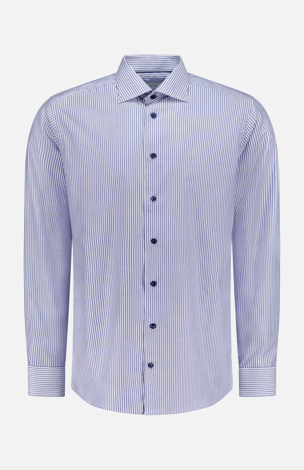Slim Fit Striped Cotton TENCEL Lyocell Shirt (14716394570091)