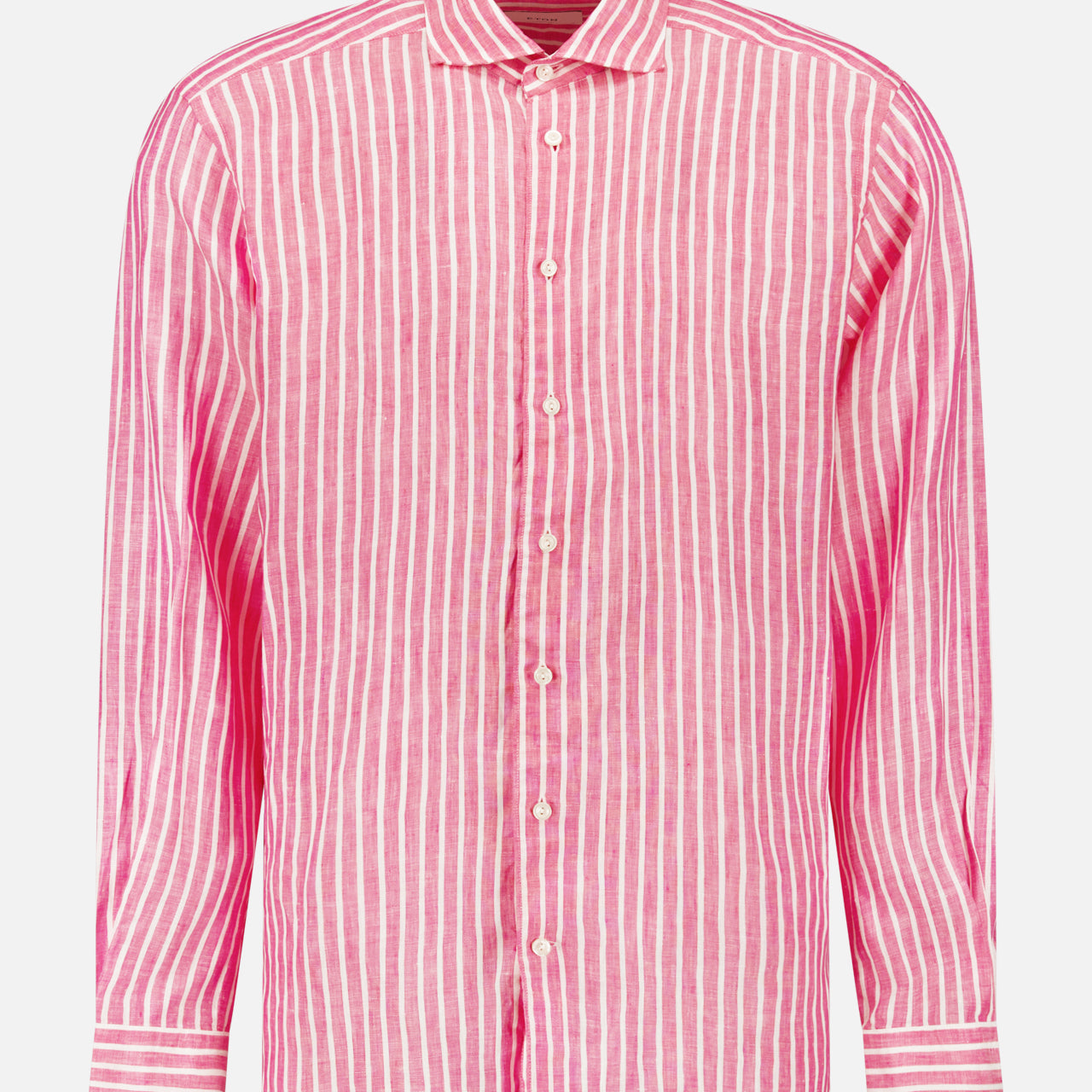 Slim Fit Striped Linen Shirtt (14628571939179)