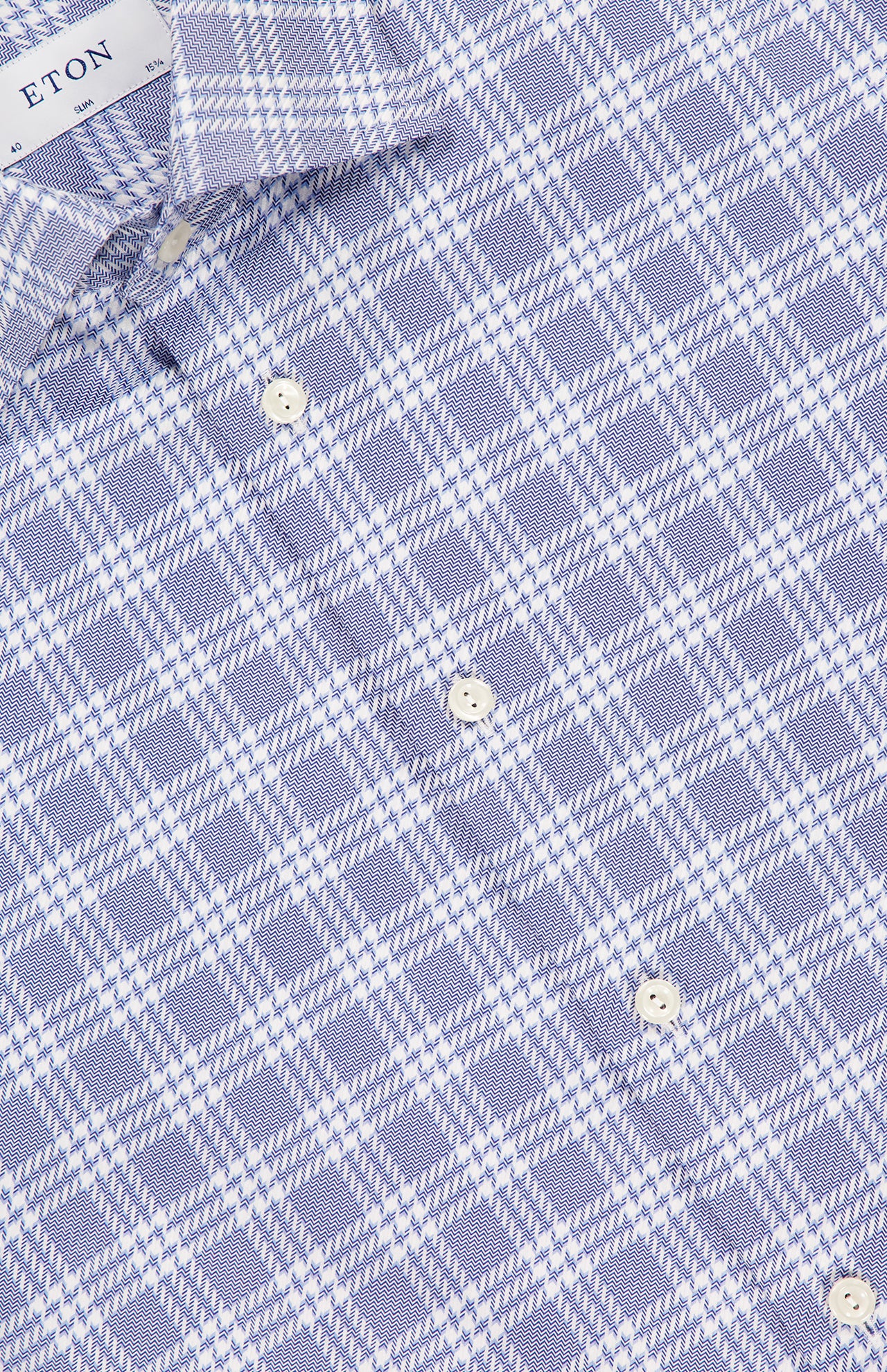 Light Blue Check King Twill Shirt (7569944313971)