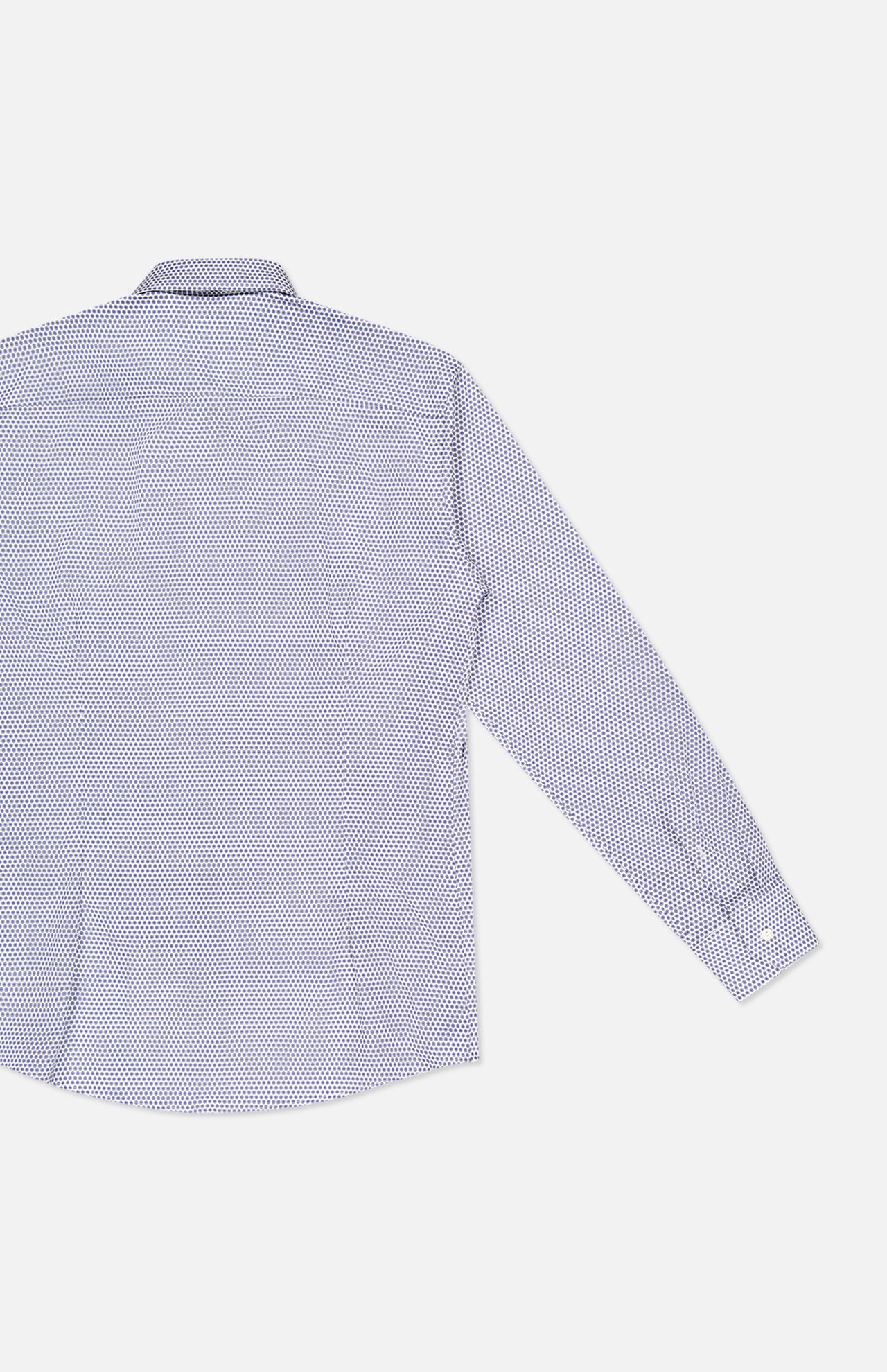 Light Blue Micro Floral Signature Twill Shirt (7569944477811)