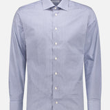 Light Blue Micro Floral Signature Twill Shirt (7569944477811)