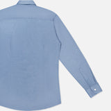 Mid Blue Filo Di Scozia Semi Solid Shirt (7569944281203)