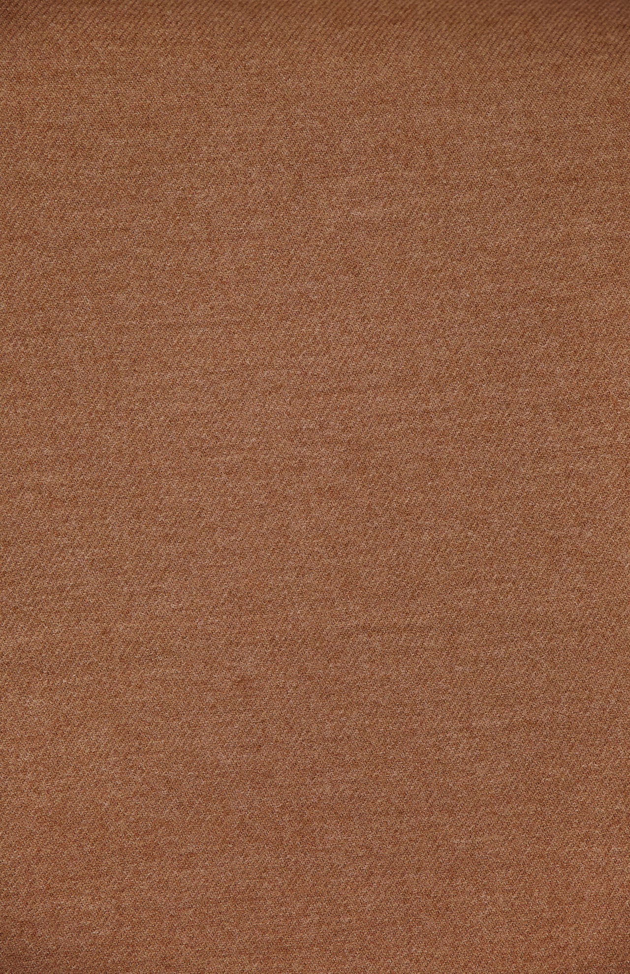 A close-up of the ETON Twill Merino Wool Scarf reveals its soft, even surface with subtle diagonal weaves—a luxurious Italian-made accessory crafted from textured brown wool.