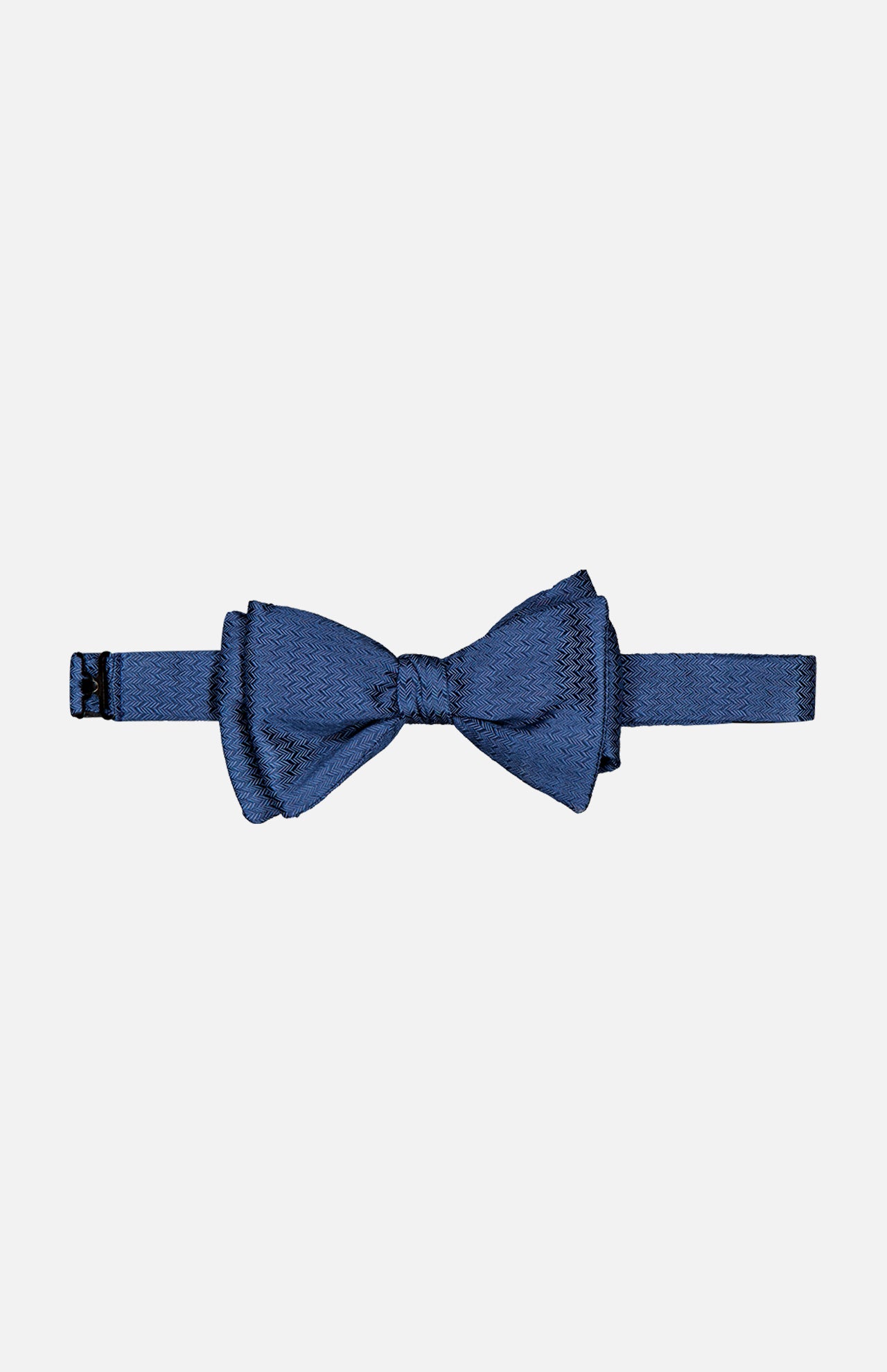 Zigzag Pattern Silk Bow Tie (7166407016563)