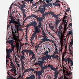 Paisley Print Long Sleeve Dress Shirt (14695692796267)