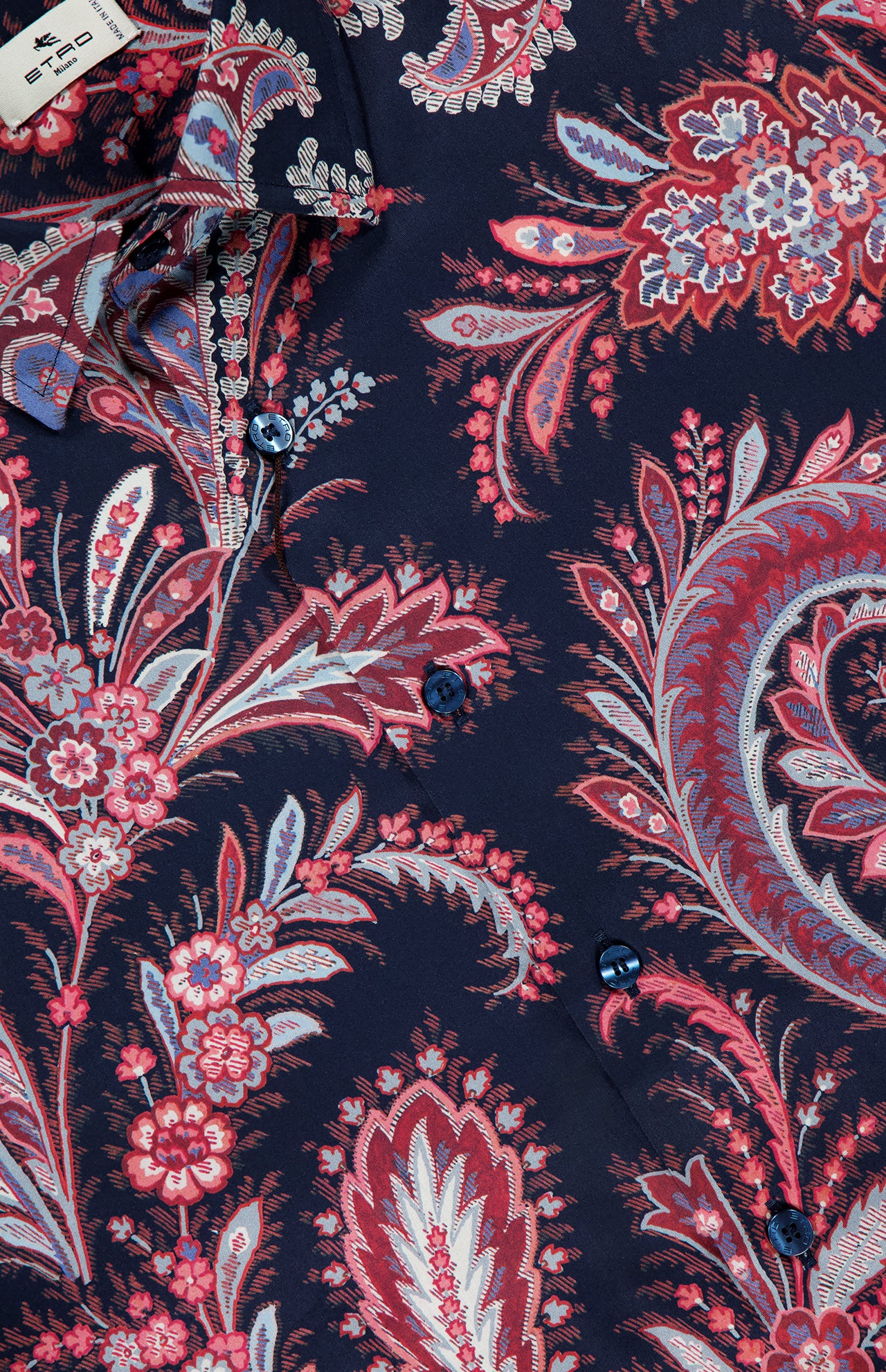 Paisley Print Long Sleeve Dress Shirt (14695692796267)