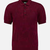 Perforated Knit Polo Shirt (14695389626731)