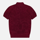 Perforated Knit Polo Shirt (14695389626731)