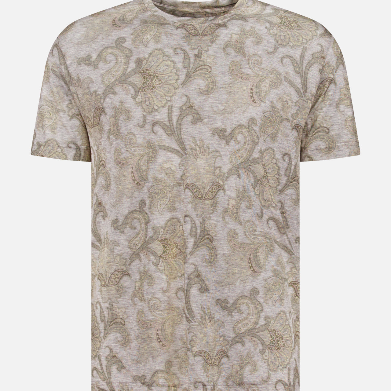 Tonal Paisley Print T-shirt (7756071174259)