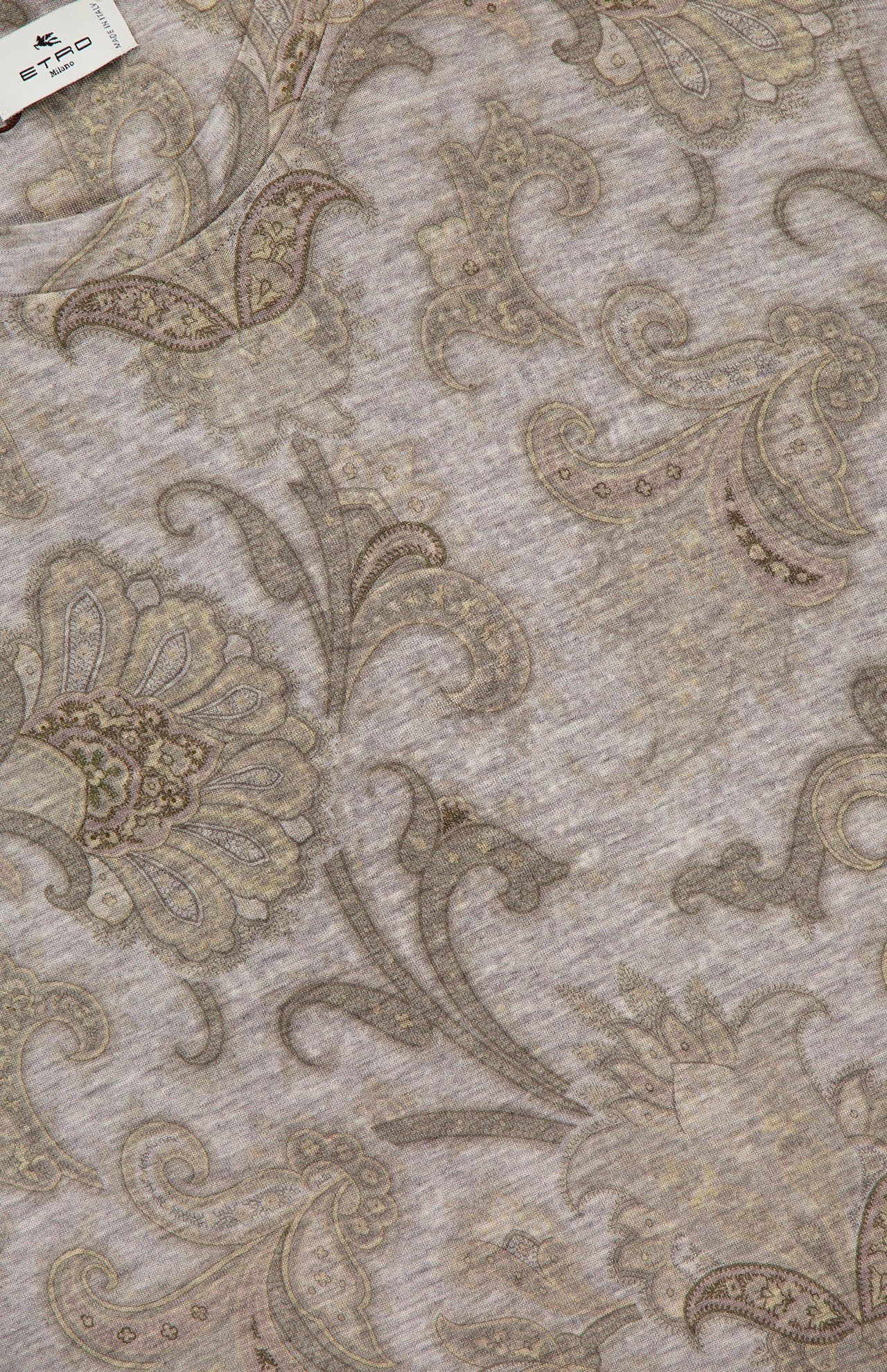 Tonal Paisley Print T-shirt (7756071174259)
