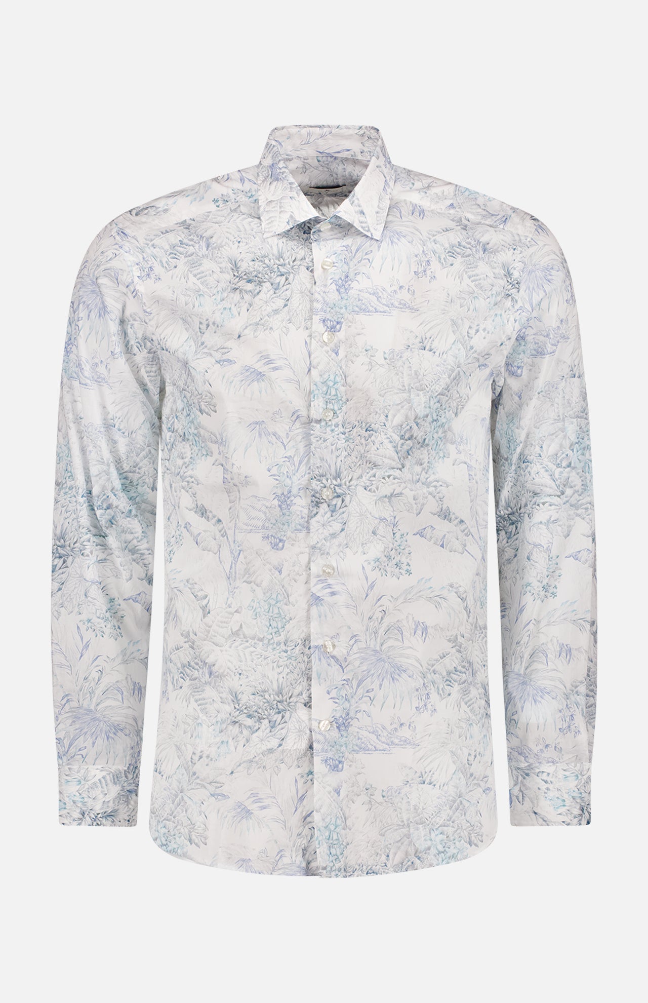 Tropical Print Long Sleeve Shirt (7756071338099)