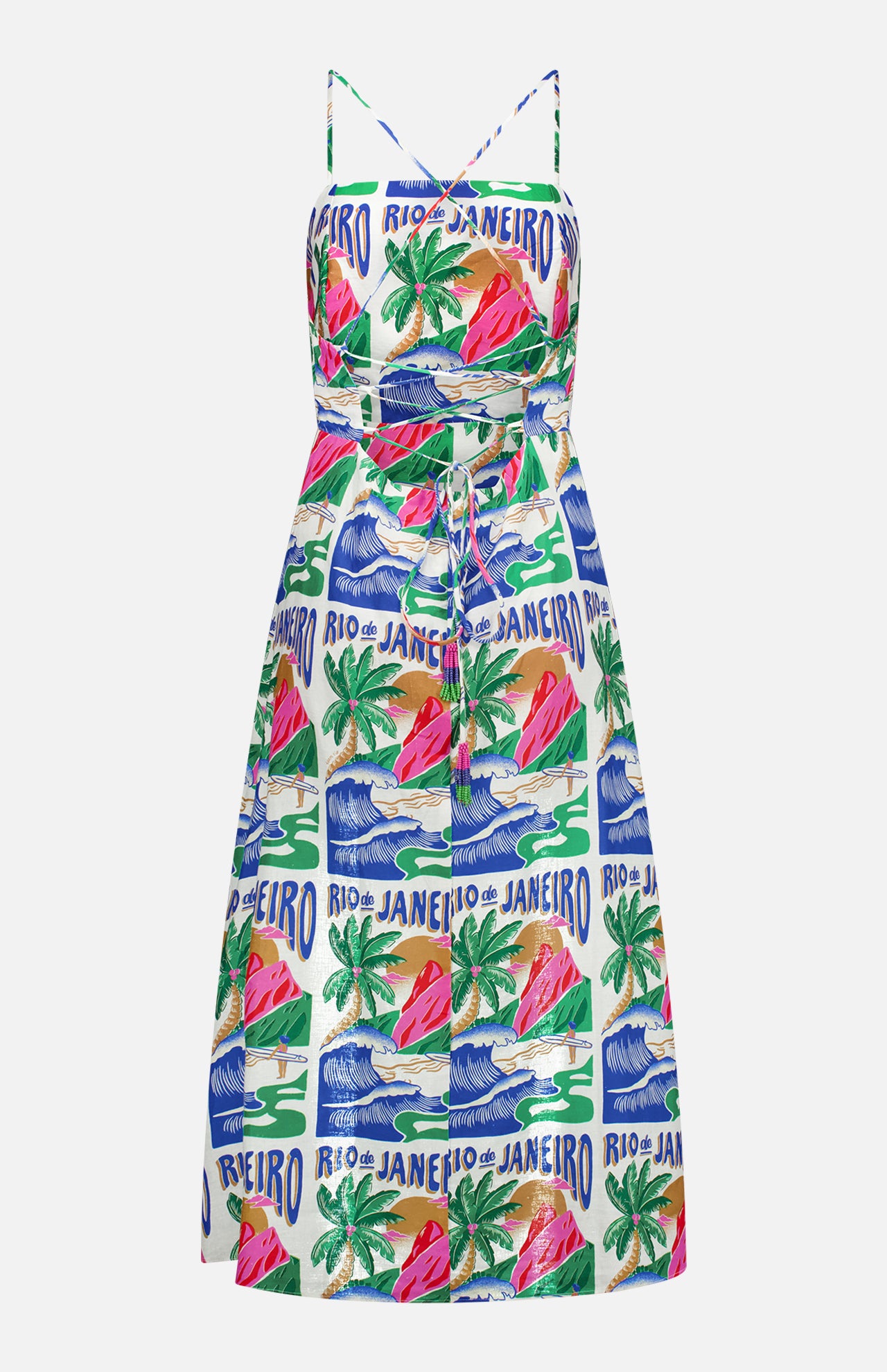 Carioca Posters Midi Dress (7482913390707)