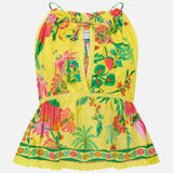 Delicate Fruit Garden Sleeveless Blouse (7482912931955)