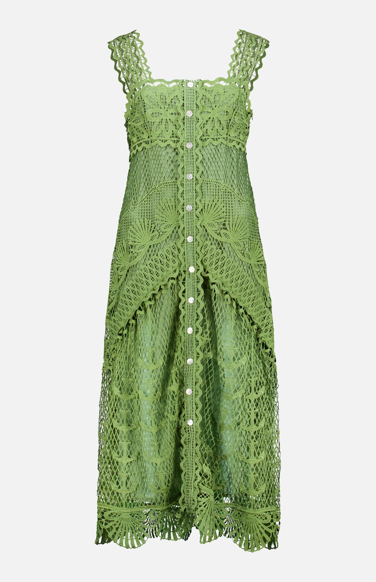 Guipure Lace Maxi Dress
