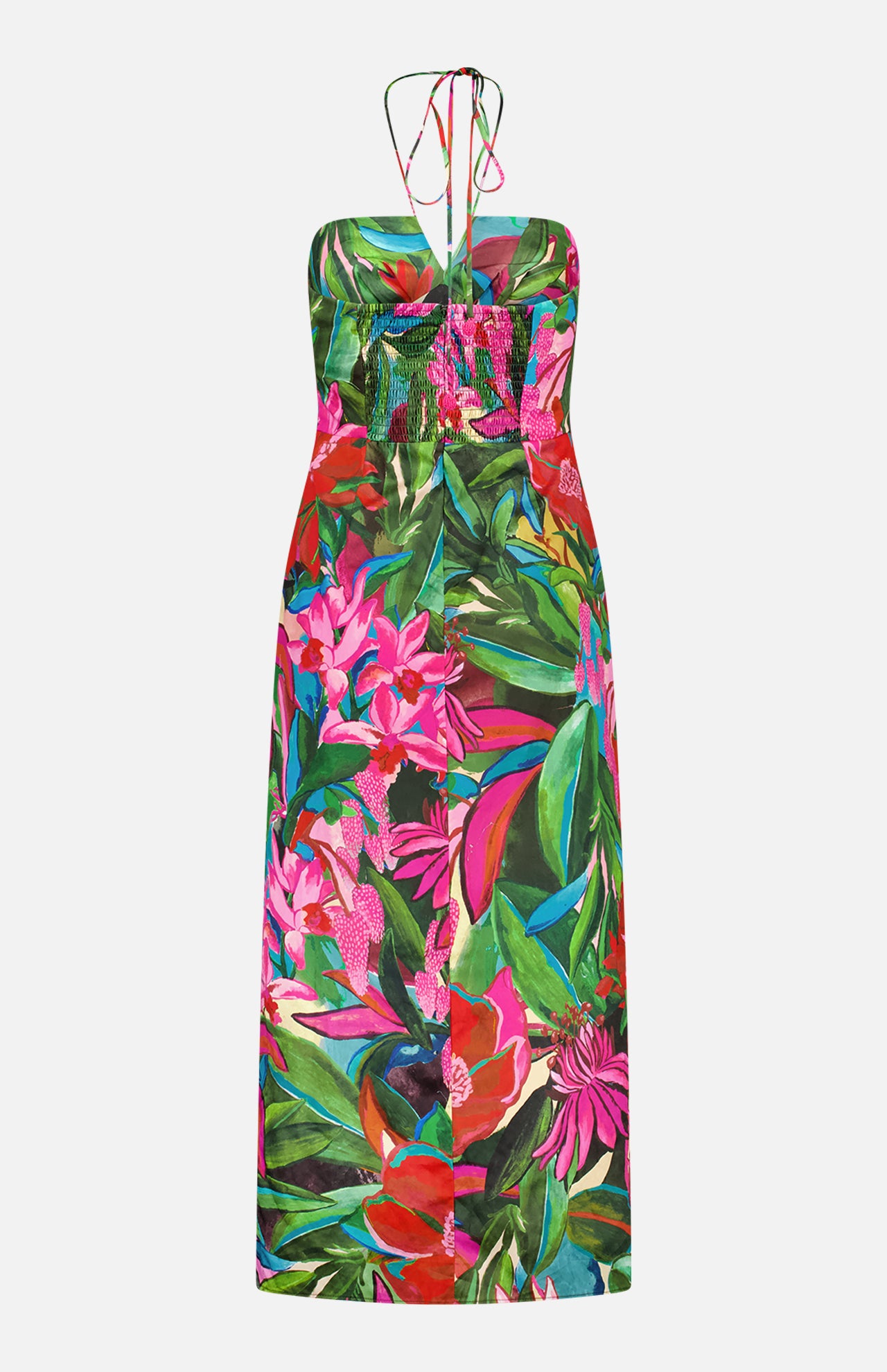 Jardin De Reve Strapless Midi Dress (7725246480499)