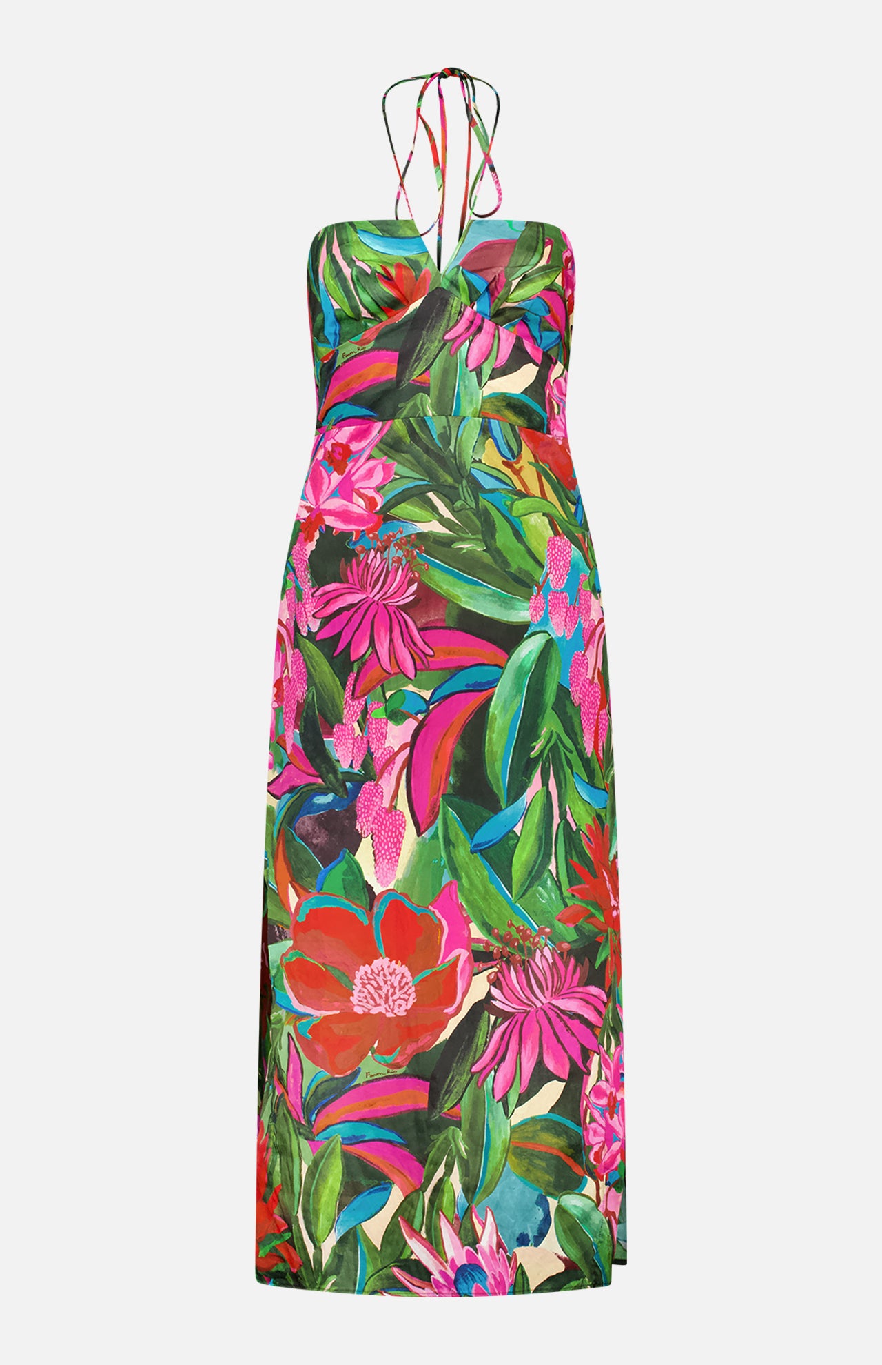 Jardin De Reve Strapless Midi Dress (7725246480499)