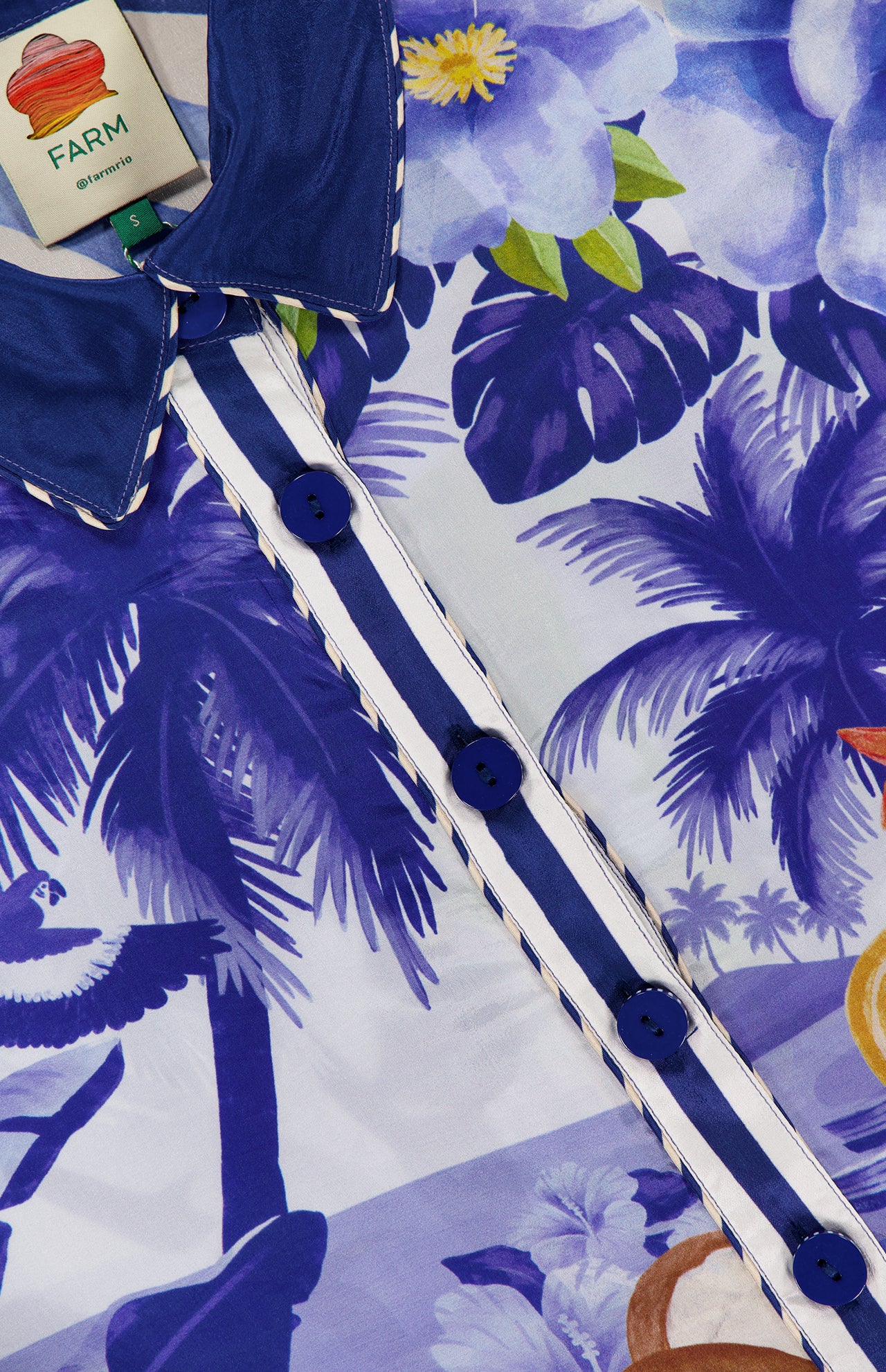 Fruit and Floral Pajama Shirt (14675352879467)