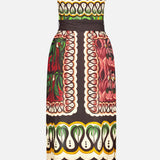 Scarf Tassel Hem Dress (14661258543467)