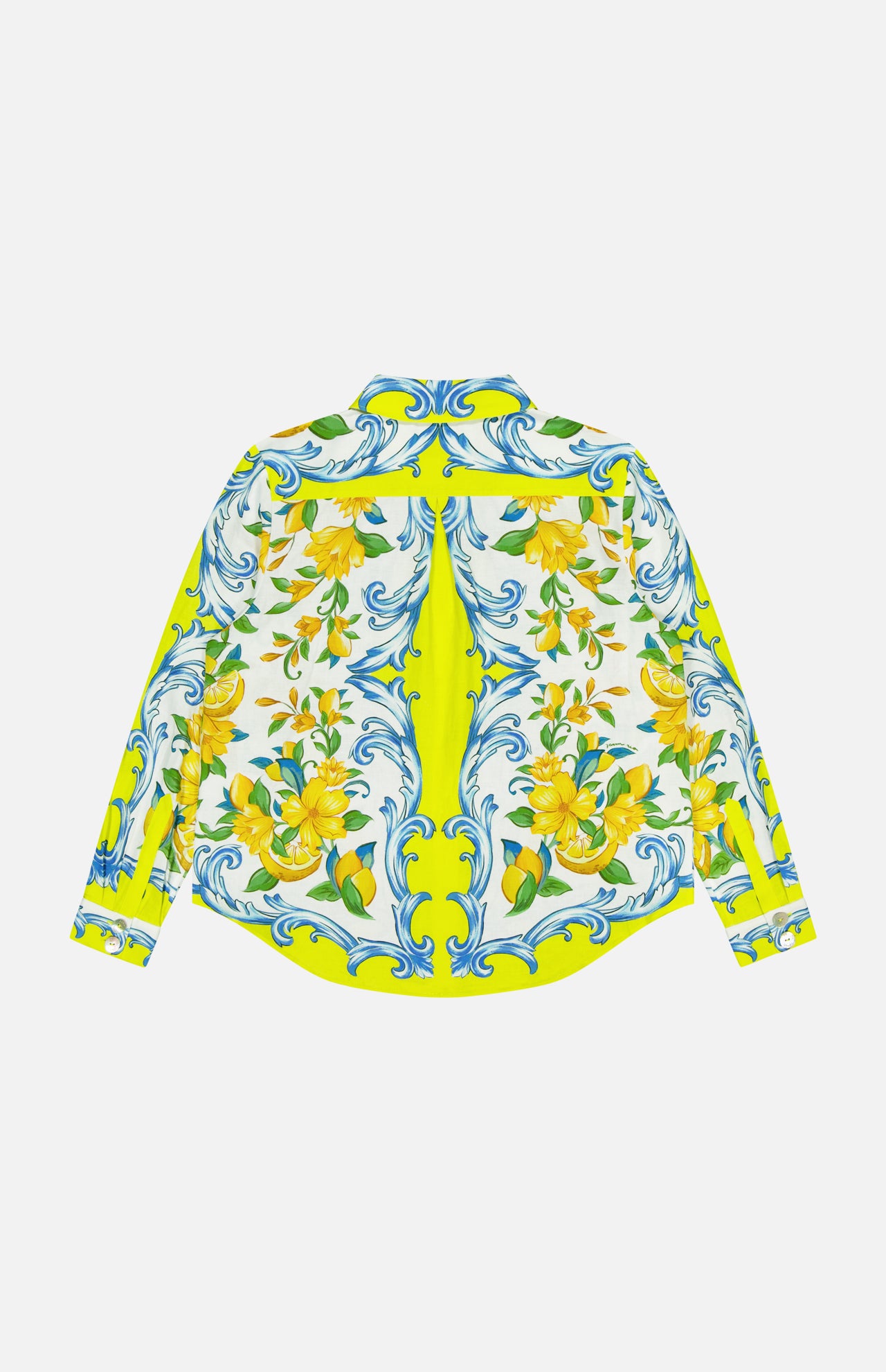 Sicily Scarf Linen-blend Shirt (14689907540331)