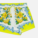 Drawstring Sicily Scarf Shorts (14689907507563)
