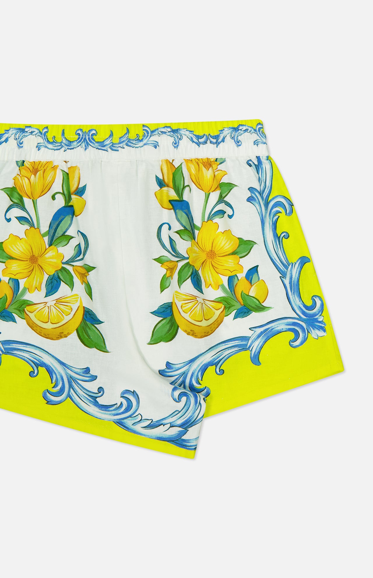 Drawstring Sicily Scarf Shorts (14689907507563)