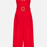 Sleeveless Belted Maxi Jumpsuit (14689907638635)