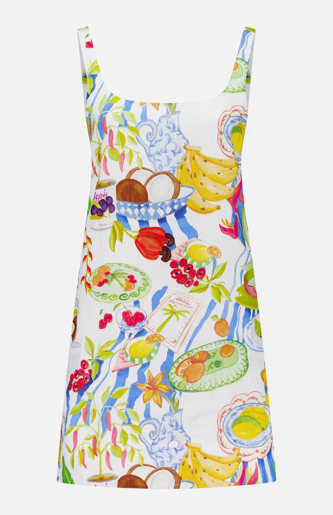 Sleeveless Summer Table Mini Dress (14675352617323)