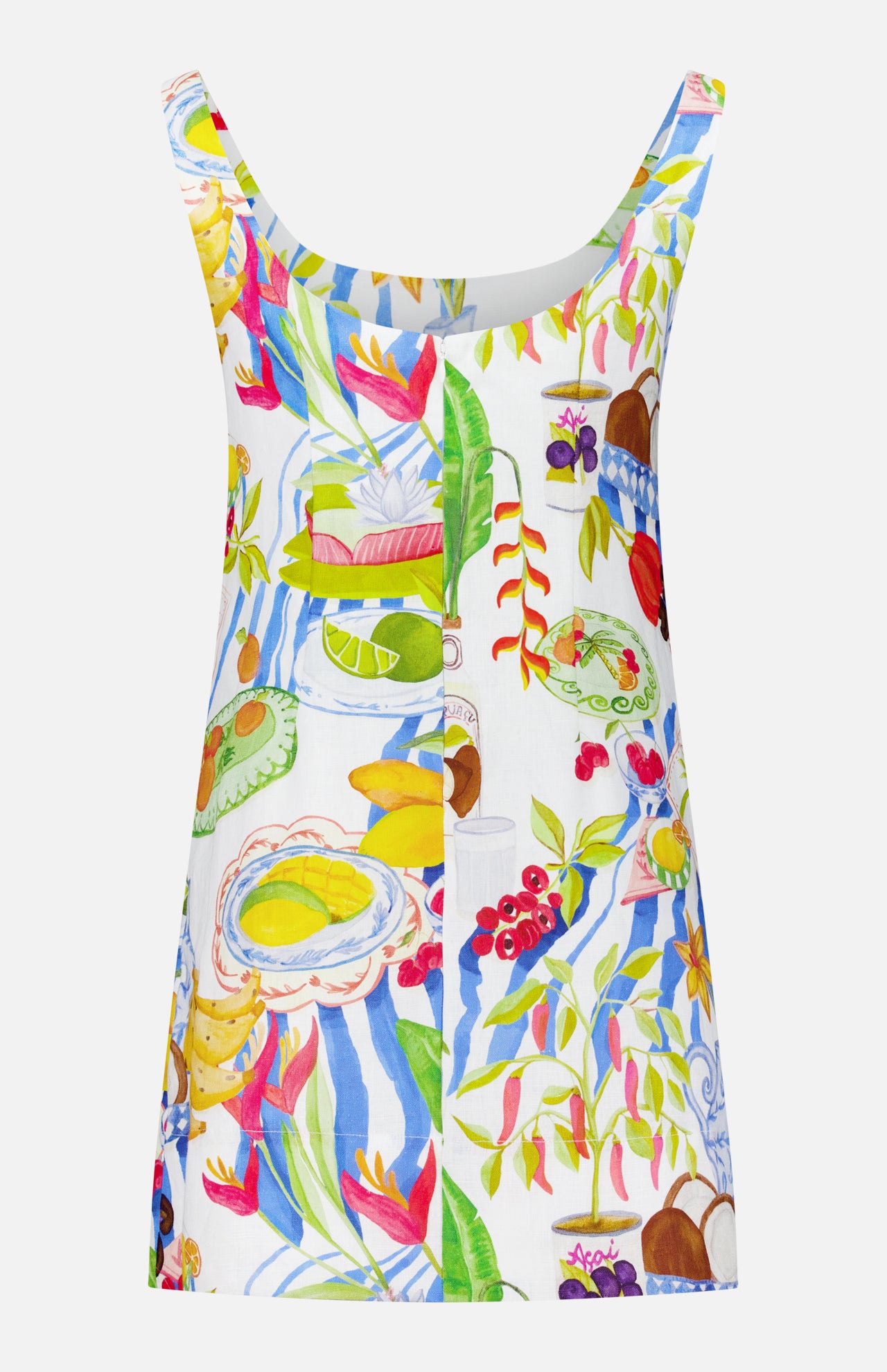 Sleeveless Summer Table Mini Dress (14675352617323)