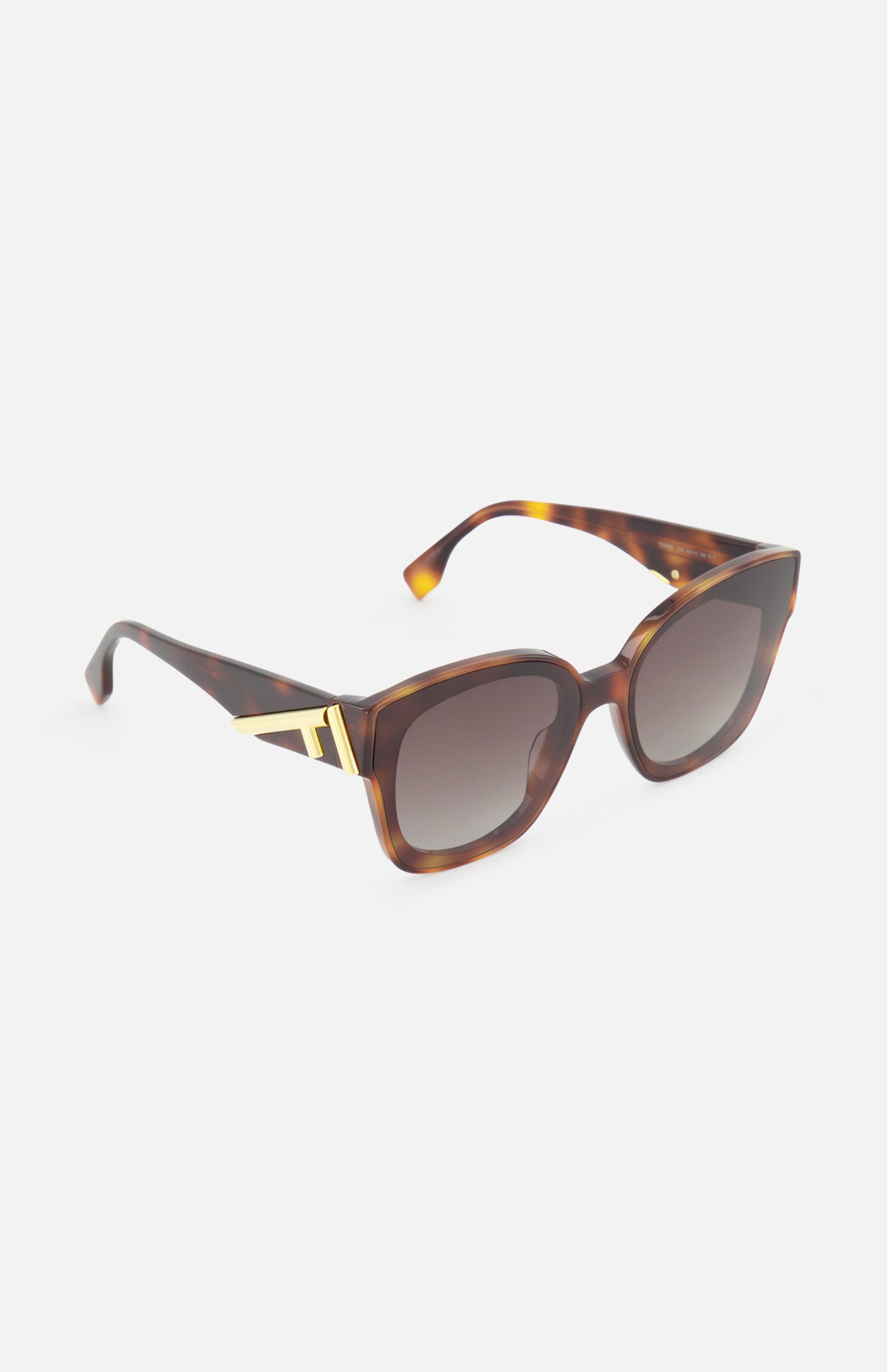 Fendi Square Brown Tortoiseshell Sunglasses (14687114920299)