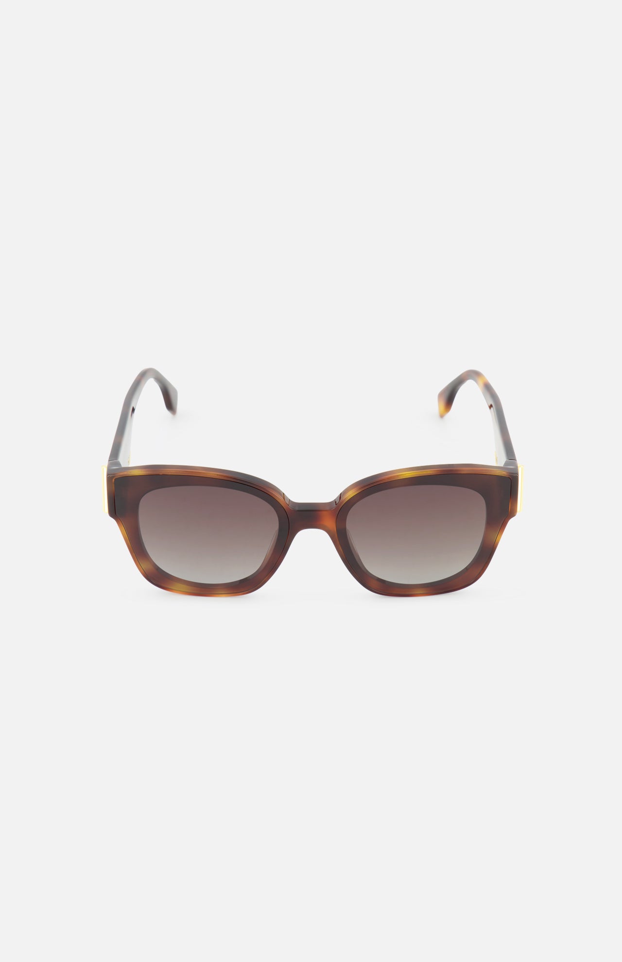Fendi Square Brown Tortoiseshell Sunglasses (14687114920299)
