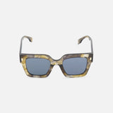 Fendi Square Tan Tortoiseshell Sunglasses (14687114985835)