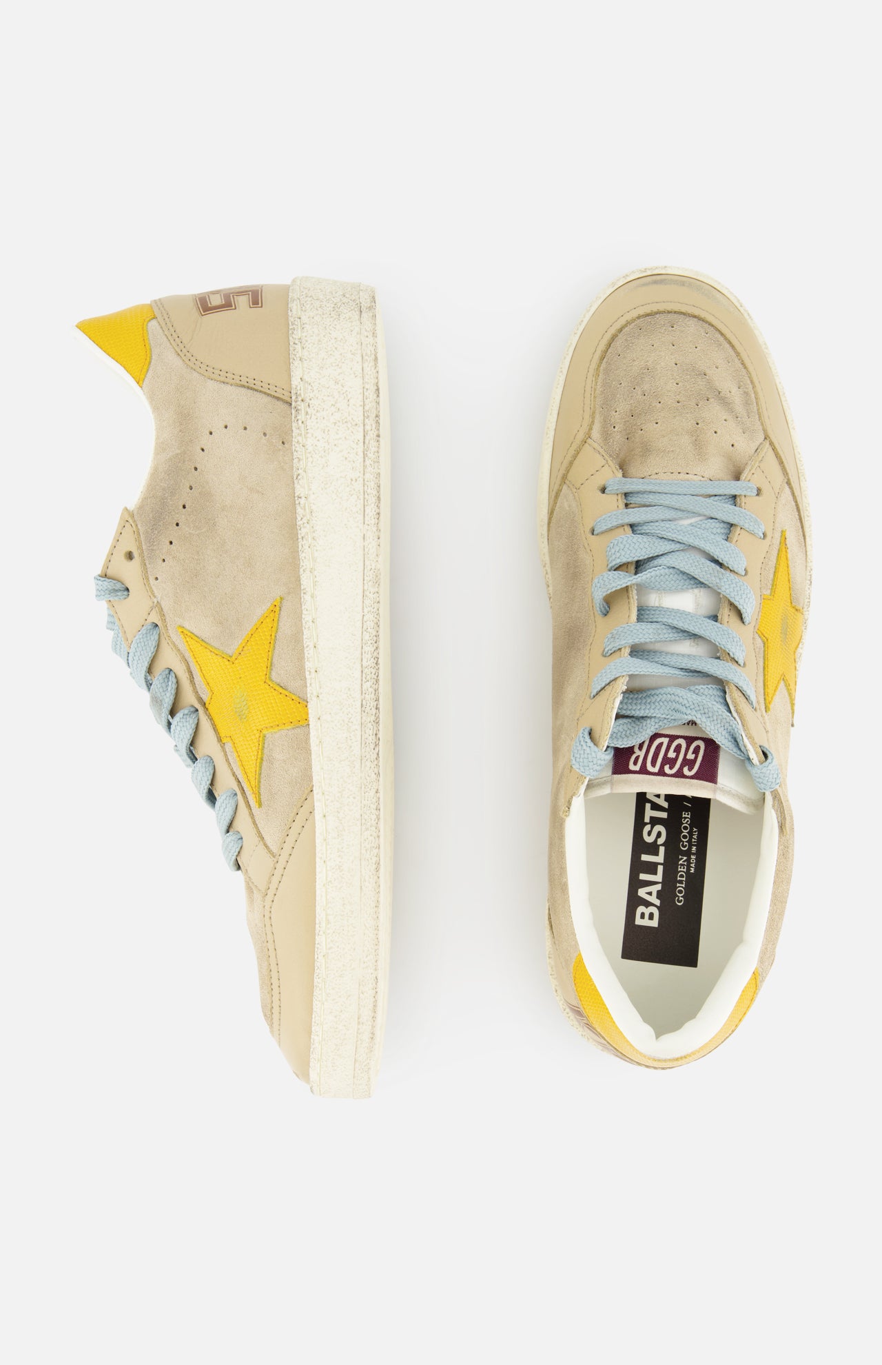Ballstar Suede Printed Leather Star Sneaker (14698340221291)